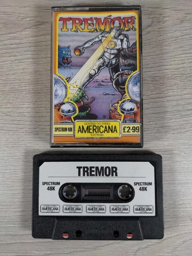 Videogioco cassetta tremor - tremor, zx