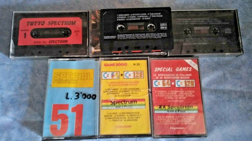 Lotto cassette con giochi - lotto,