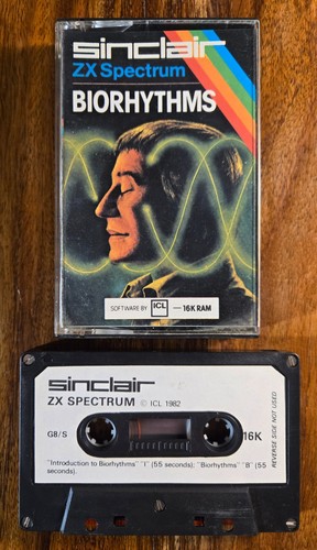 Cassette tape biorhythms zx - cassette,