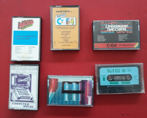 Cassette giochi commodore 64 - cassette,