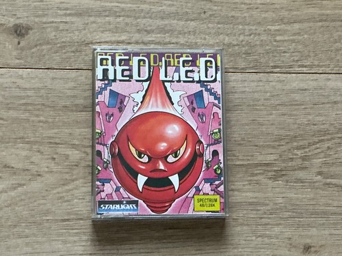 Cassetta spectrum led rosso - zx,